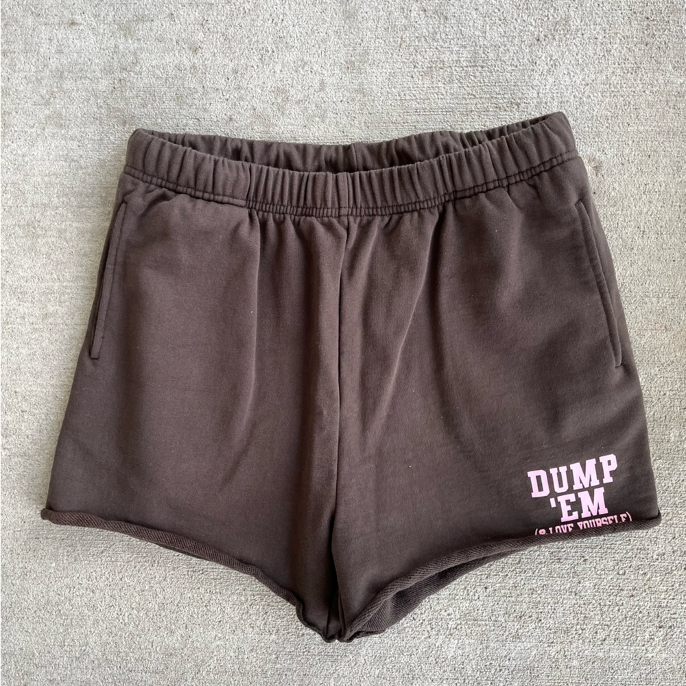 Mayfair group dump em and love yourself sweat shorts